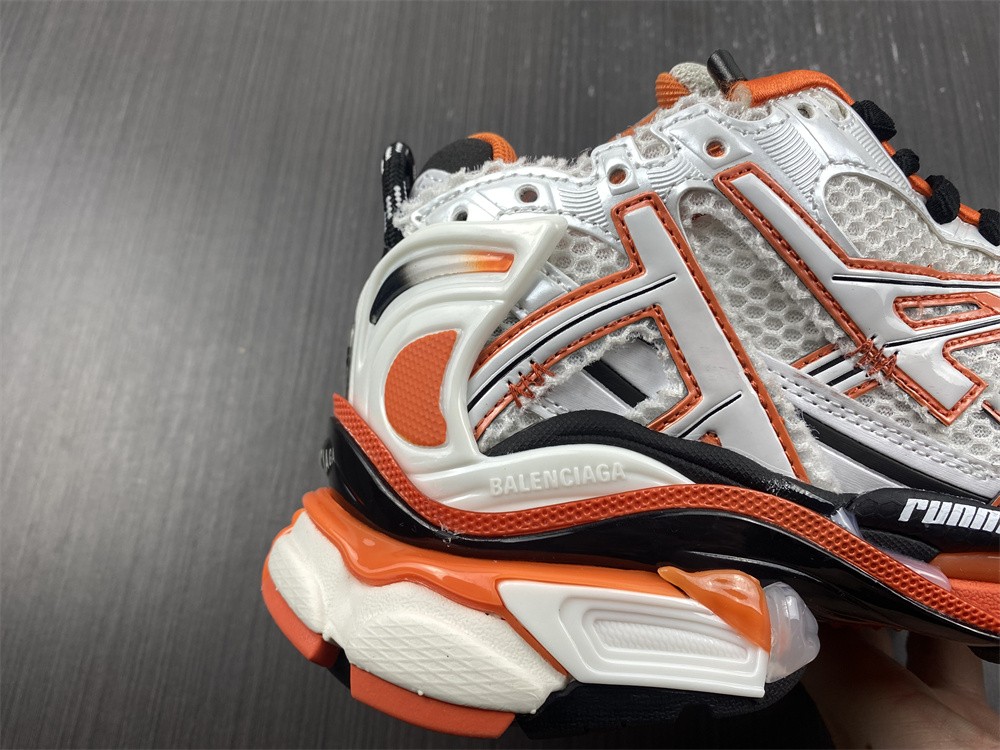 Balenciaga Runner Year Of The Tiger Mesh & Nylon White / Orange / Black