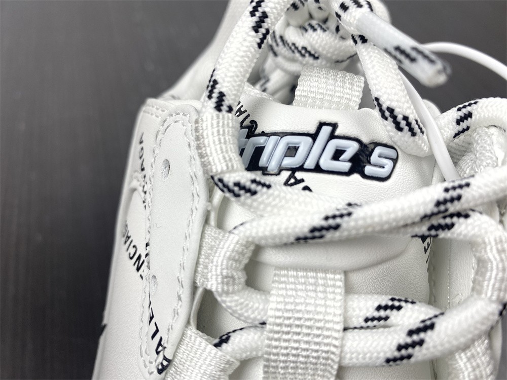 Balenciaga Triple S Letter White Rose Red