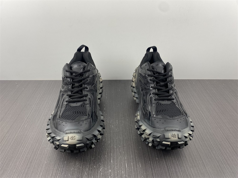 Balenciaga Bouncer Chunky-Sole Sneakers - Black for Women