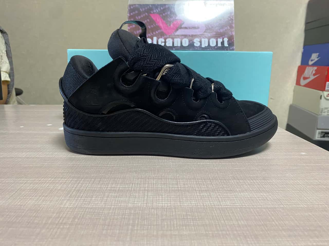 Lanvin Curb Sneaker Black