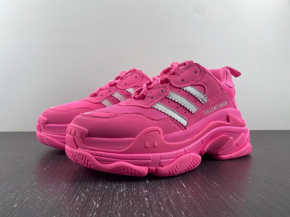 Balenciaga Women's Triple S Pink Sneakers New