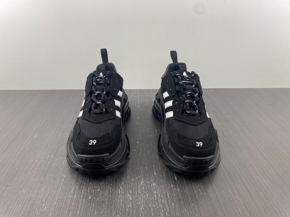 Balenciaga x Adidas Triple S (Black/White)