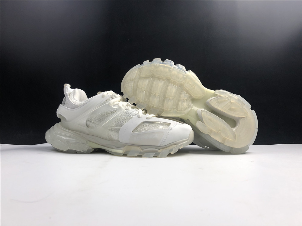 Balenciaga Track White Clear Sole Lowtop Sneaker 647742