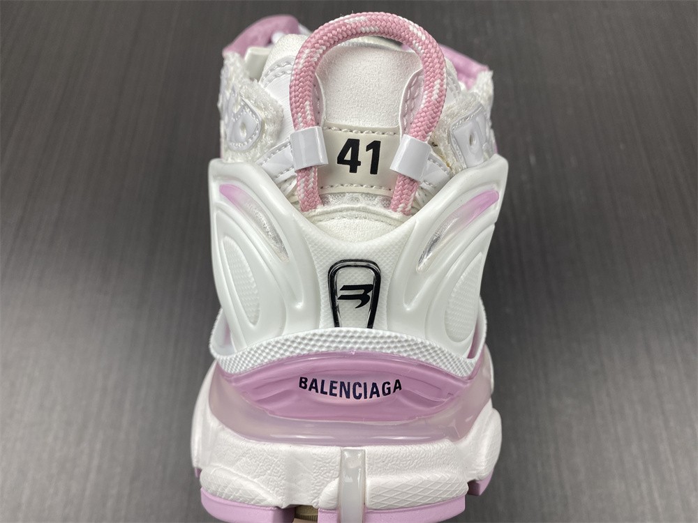 Balenciaga Runner Sneakers 'White Baby Pink Mesh and Nylon'