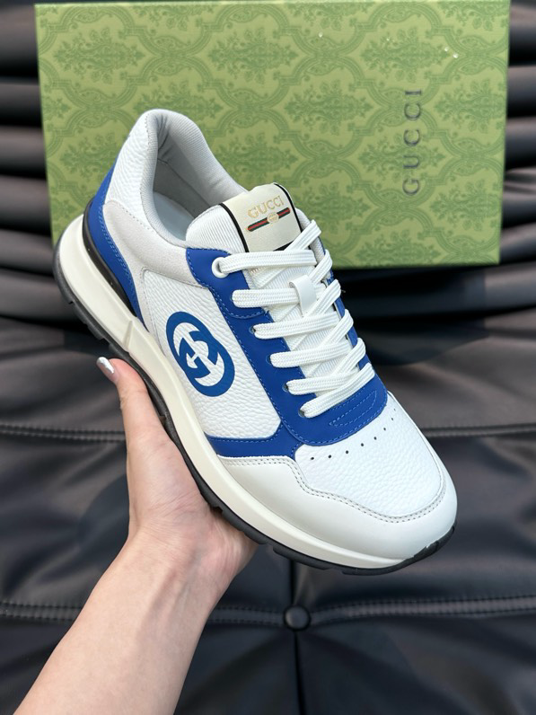 Gucci Men's GG sneakers White Blue