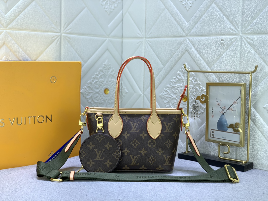 Louis Vuitton Neverfull BB M46705 (5) 24x14x9cm
