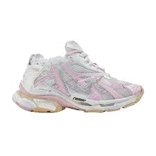 Balenciaga Runner Sneakers 'White Baby Pink Mesh and Nylon'