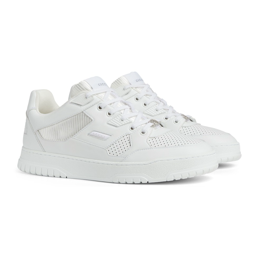 GUCCI - Jones Leather Sneakers White
