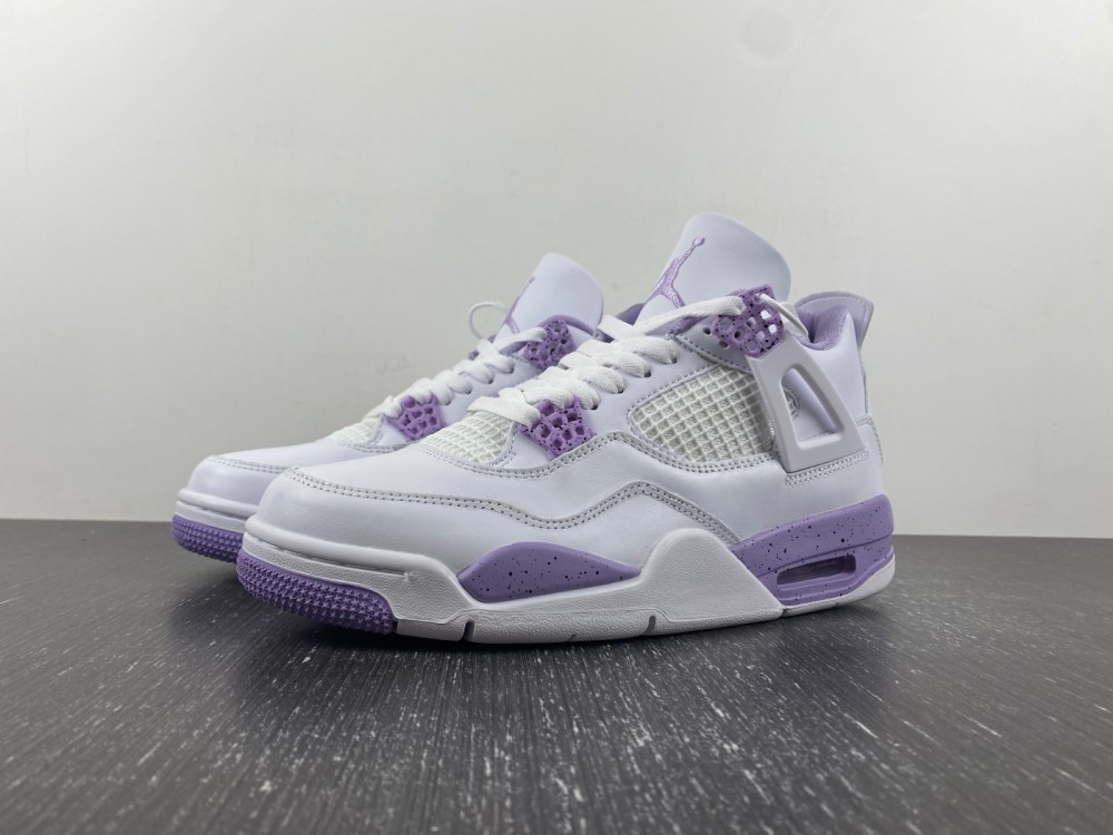 Air Jordan 4 White Purple CT8527-115