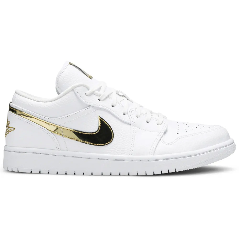 Jordan 1 Low White Metallic Gold CZ4776 100