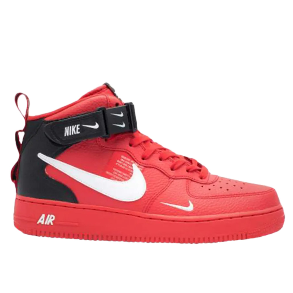 Air Force 1 Mid Utility University Red 804609-605