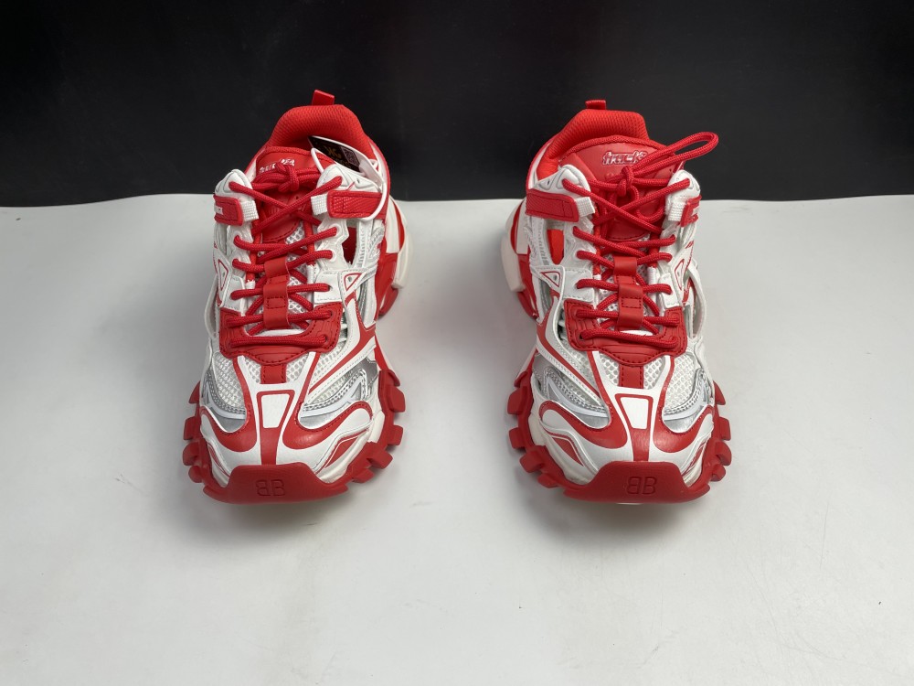Balenciaga Track 2.0 White Red REAL VS FAKE