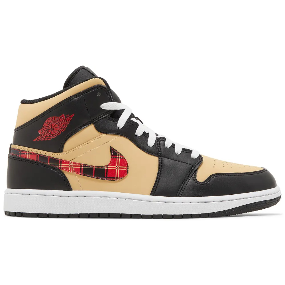 Jordan 1 Mid Tartan Swoosh DZ5329-001