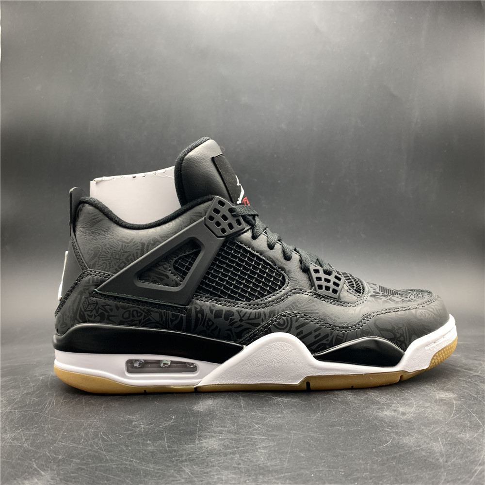 Jordan 4 Retro Laser Black Gum CI1184-001
