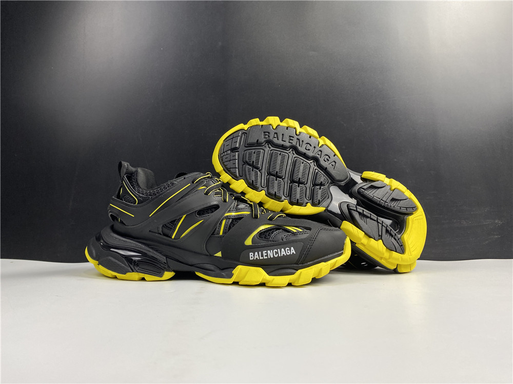Balenciaga Track Sneaker Black Neon Yellow