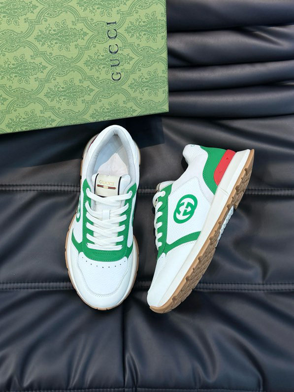 Gucci Men's GG sneakers White Green