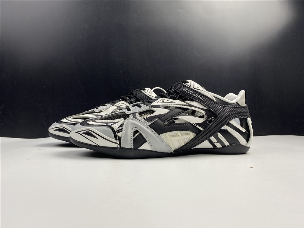 BALENCIAGA Women's Colorblock Drive Cutout Sneakers Shoes Grey Black