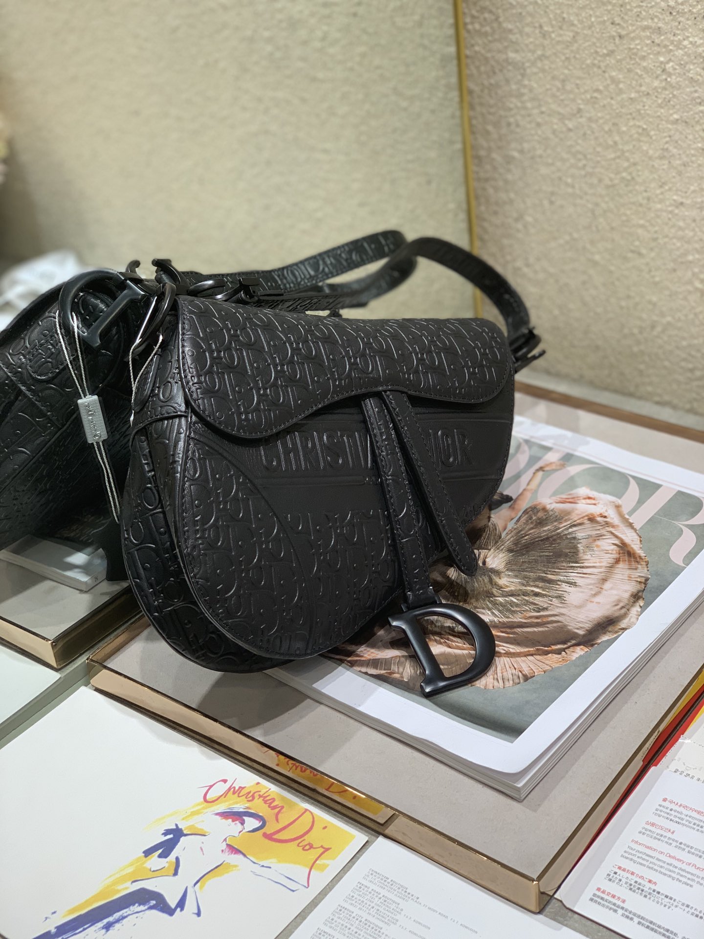 Dior Oblique Saddle Bag 0446 25cm
