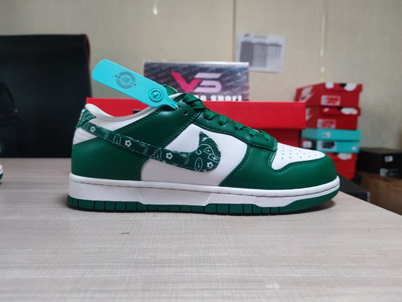 Dunk Low Essential Paisley Pack Green DH4401-102