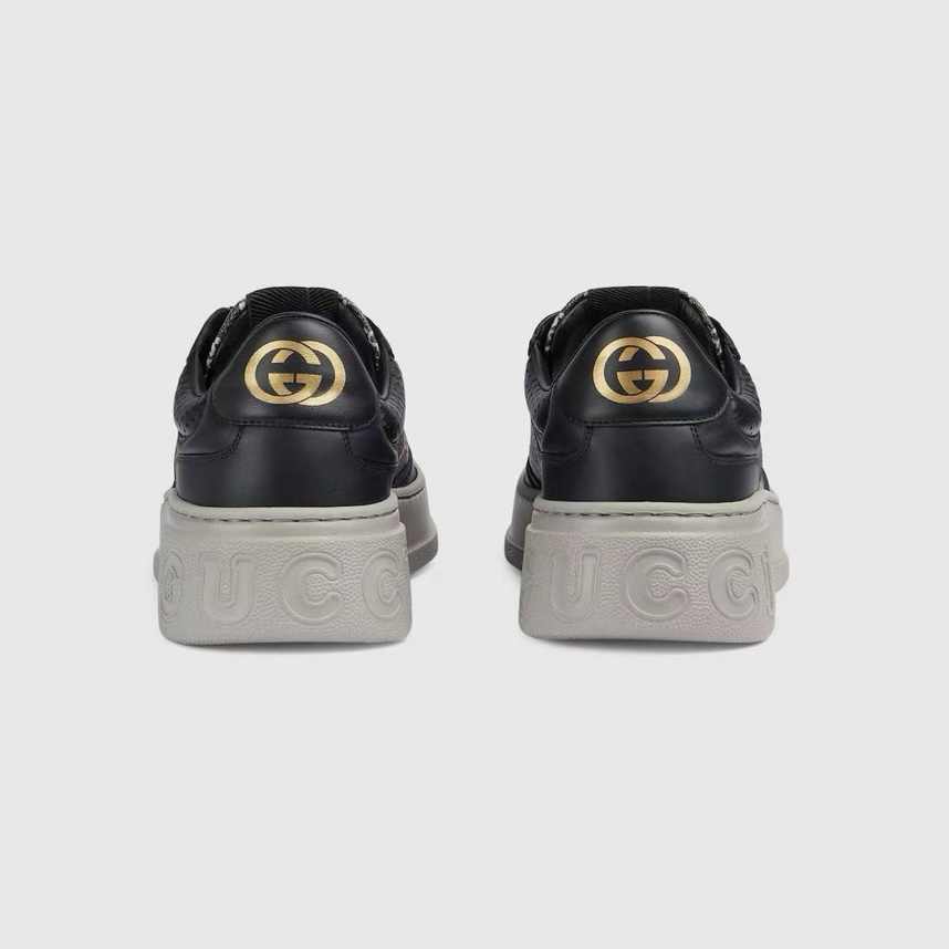 Gucci GG embossed sneakers Black