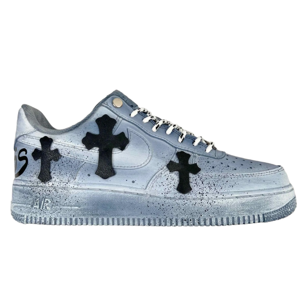 Nike Air Force 1’07 LowWhite/Blue/Chrome Hearts CW2288-111