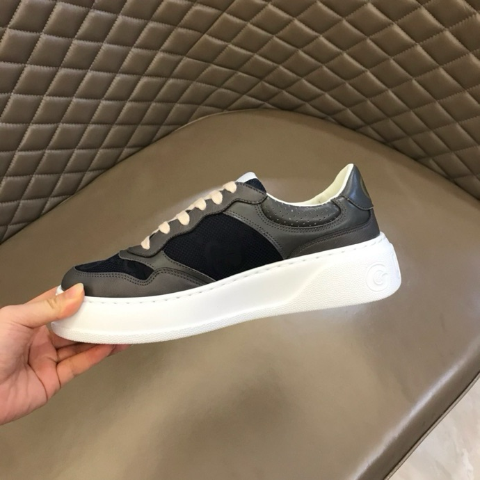 Gucci GG embossed sneakers Black Gray White