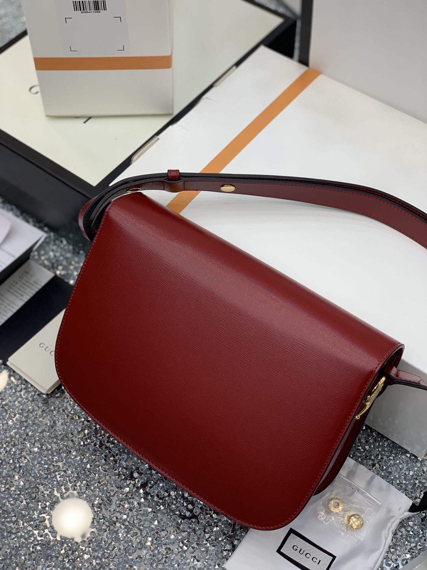 GUCCI 1995 Horsebit Bag 602204 25*18*8cm