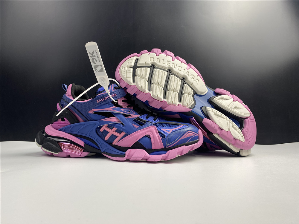 Balenciaga track 2.0 pink/blue