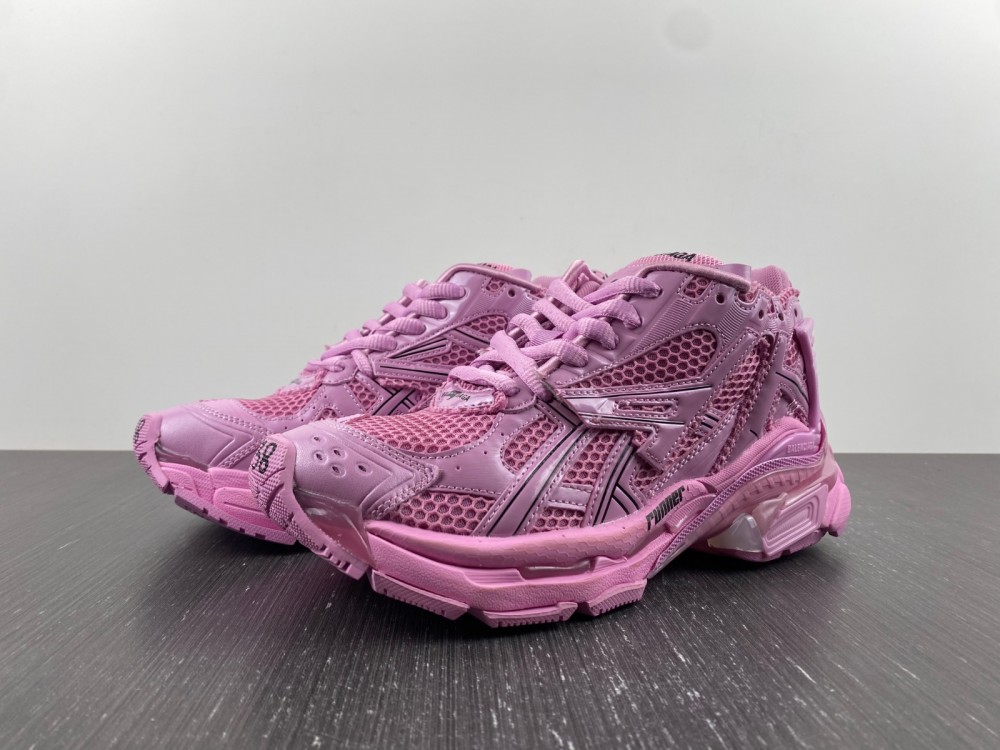 Balenciaga Women’s Runner Mesh & Nylon Low-Top Sneakers Pink