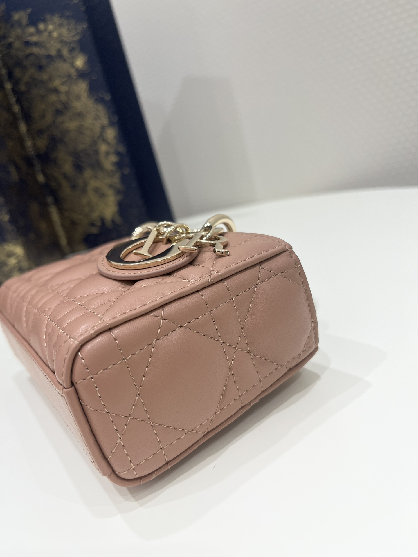Dior-joy Micro Mini Lotus pink 16*5*9cm