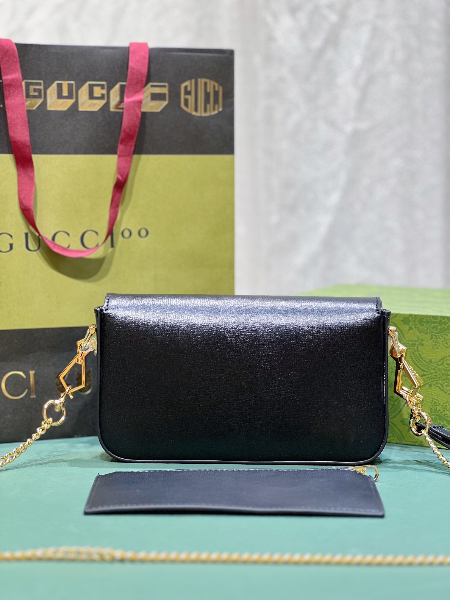 Gucci Horsebit1955 752002 21.6x12.4x3cm