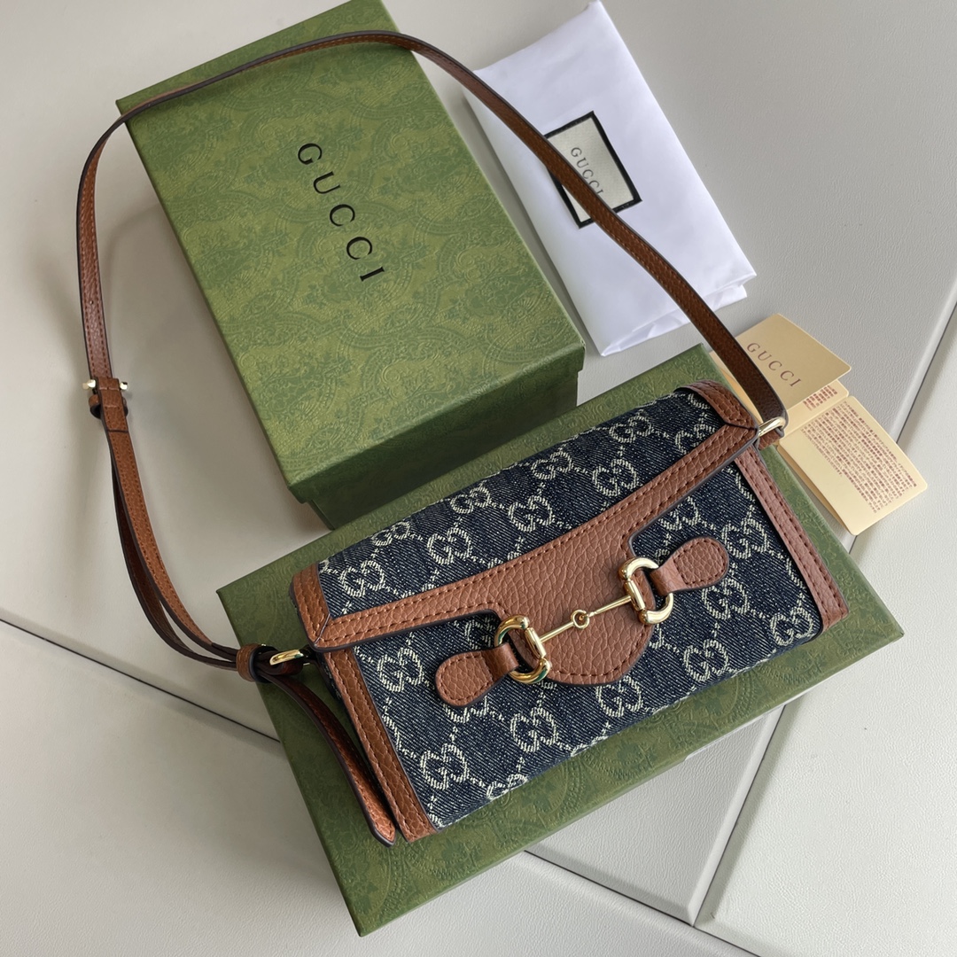 Gucci GGHorsebit1955 699296 18*12*5cm