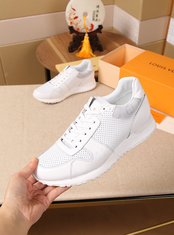 Louis Vuitton  X SUPREME Calfskin Perforated Run Away Sneakers