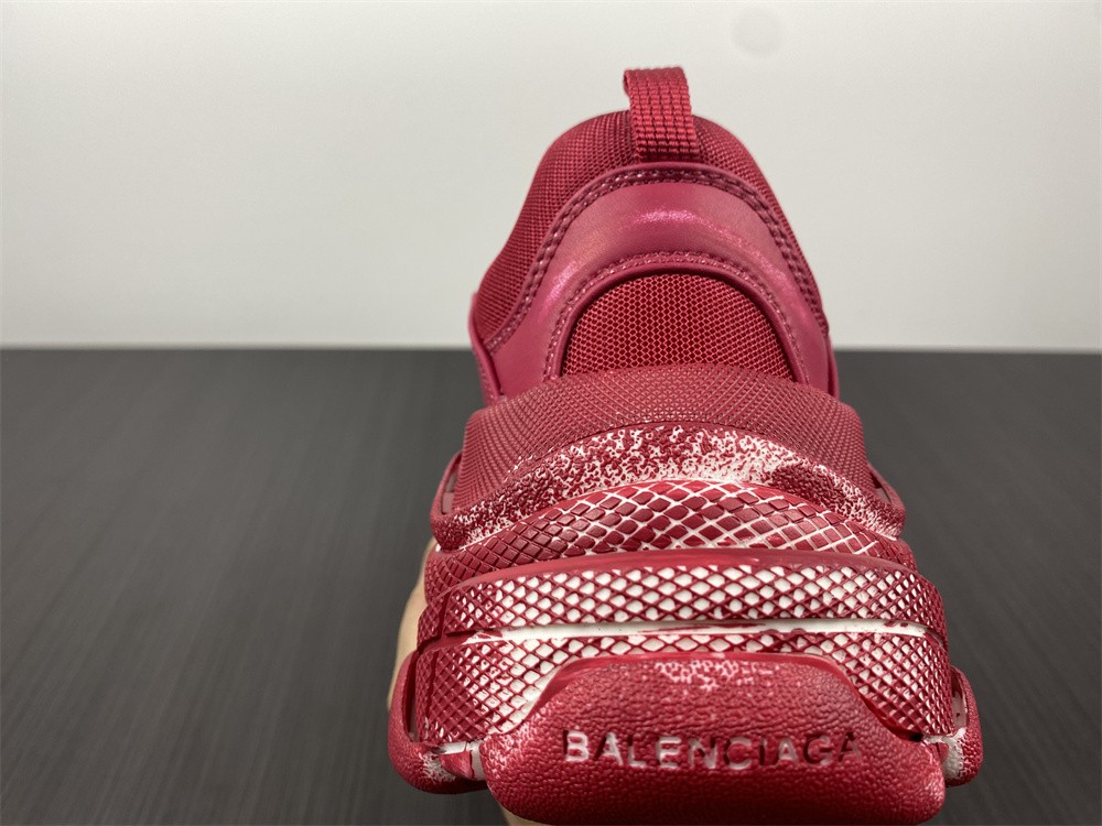 Balenciaga Triple S Sneaker 'Dark Red' 524039-W3CN3-6000 - 524039-W3CN3-6000