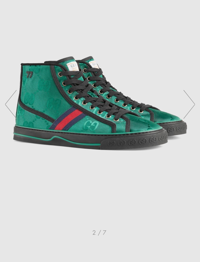 Gucci Tennis 1977 high-top sneaker Green