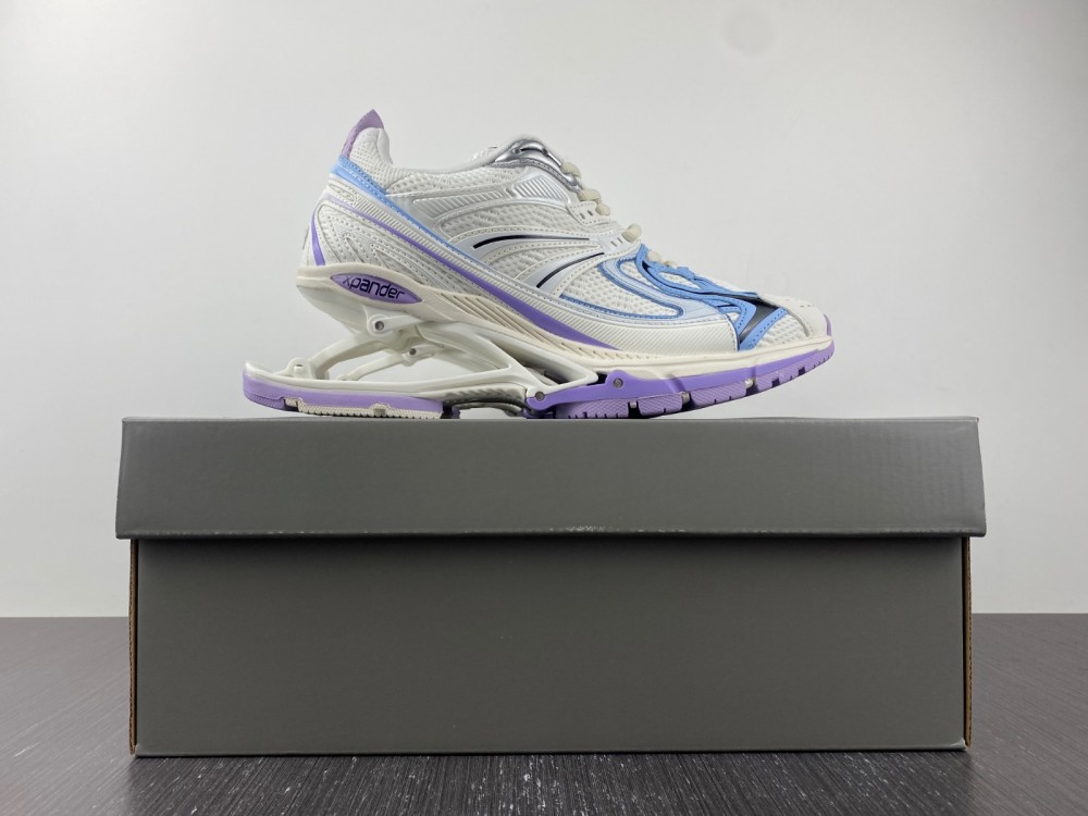 Balenciaga X‑Pander 'Distressed White Blue Purple'
