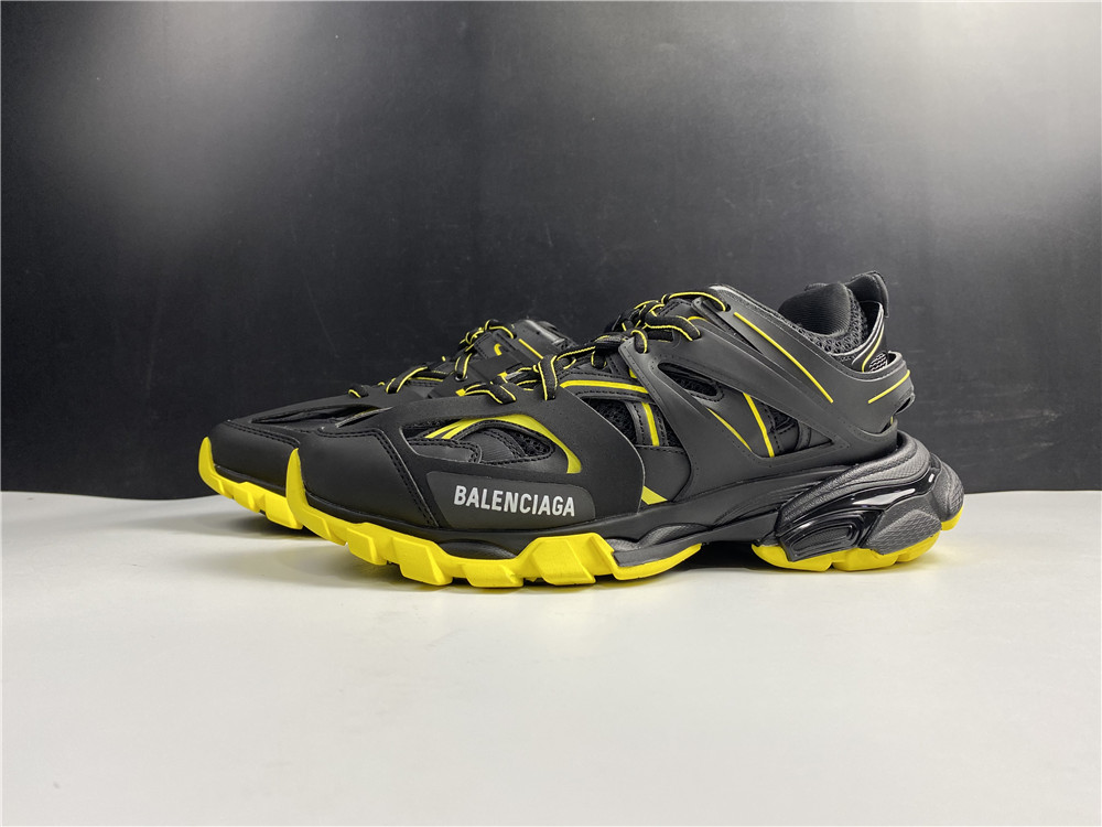 Balenciaga Track Sneaker Black Neon Yellow