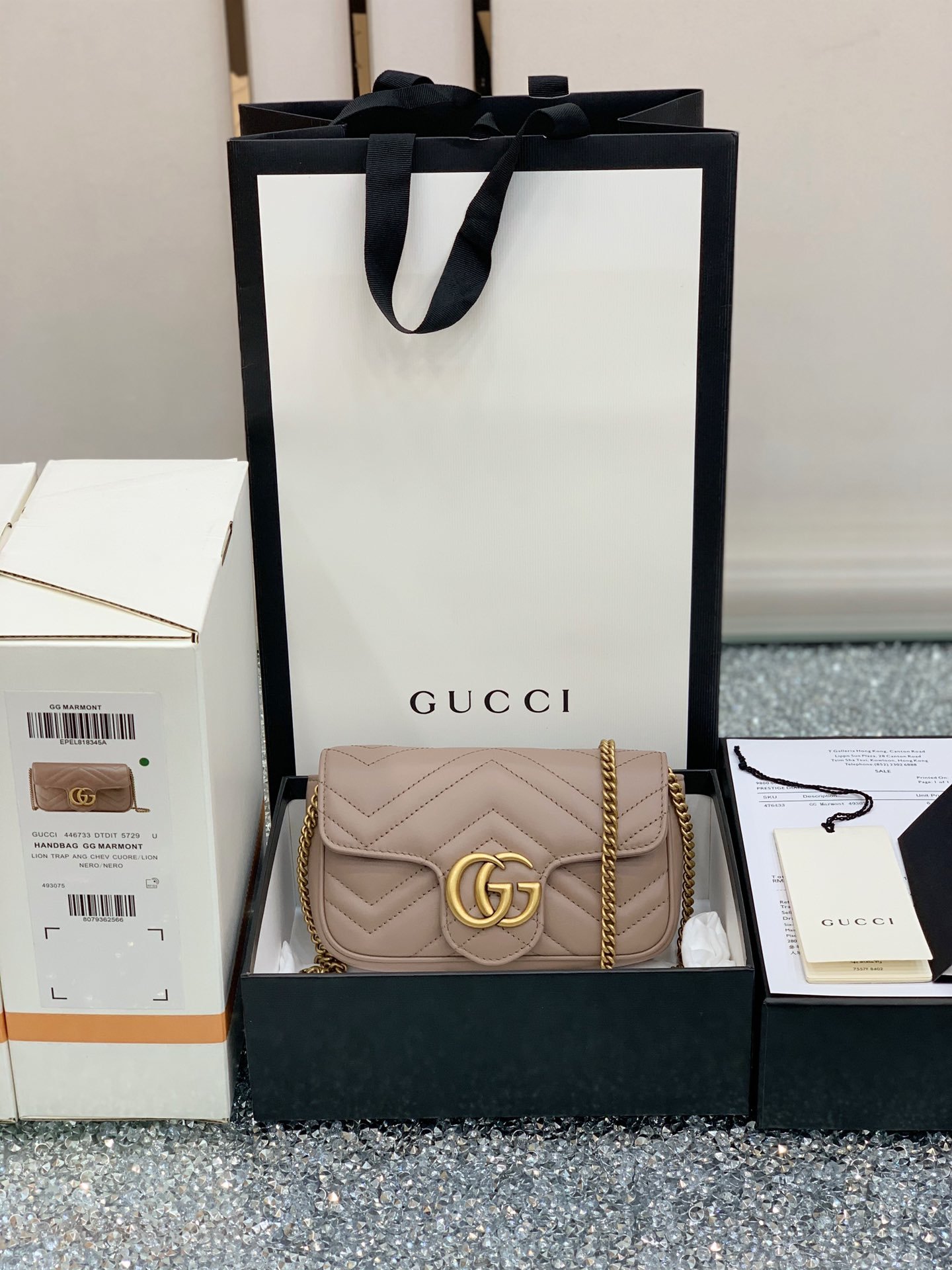 GUCCI Marmont Mini 476433 16.5*10*5cm