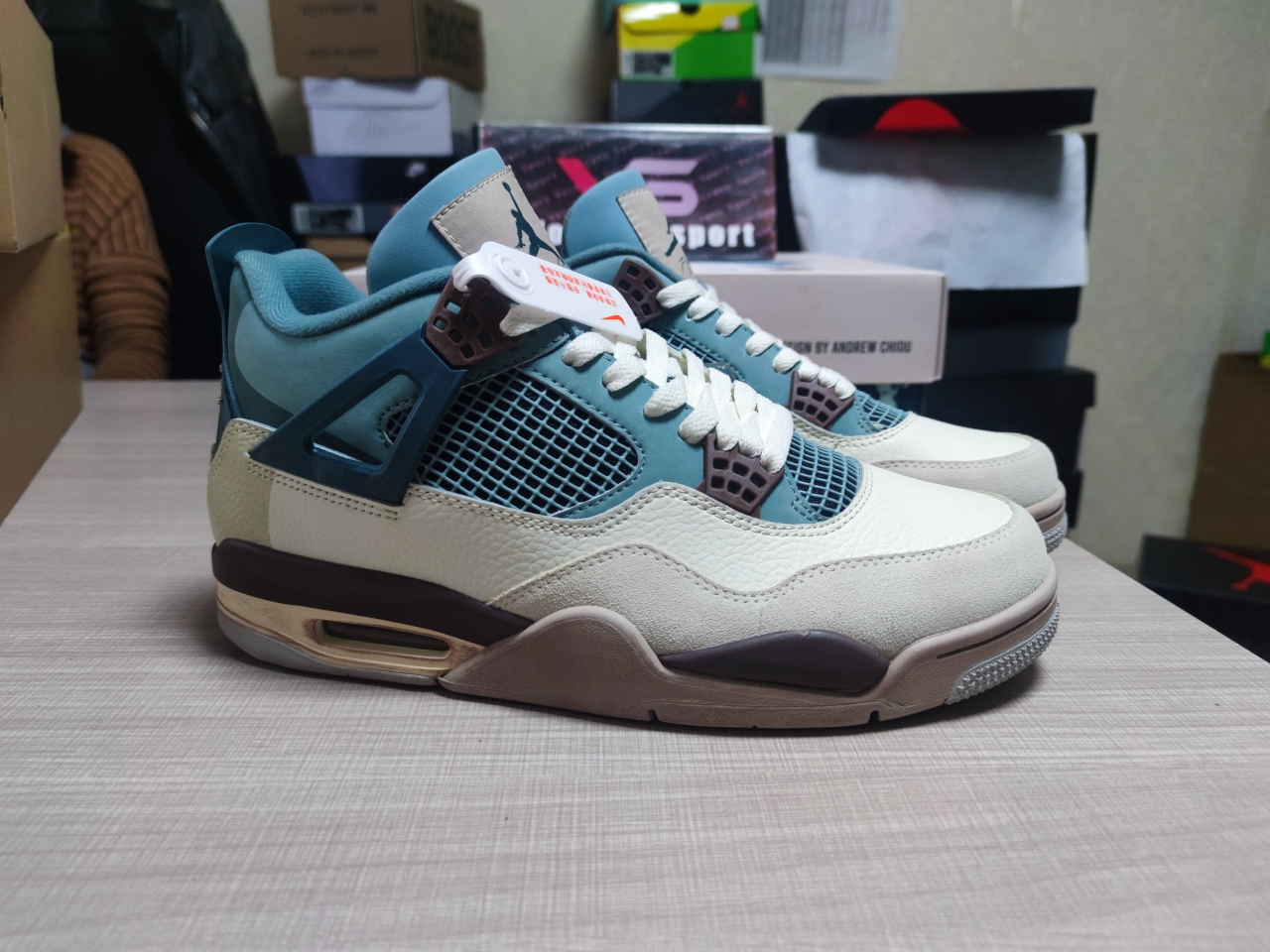 Jordan 4 Snorlax Custom