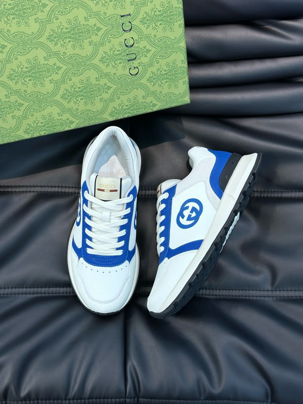 Gucci Men's GG sneakers White Blue