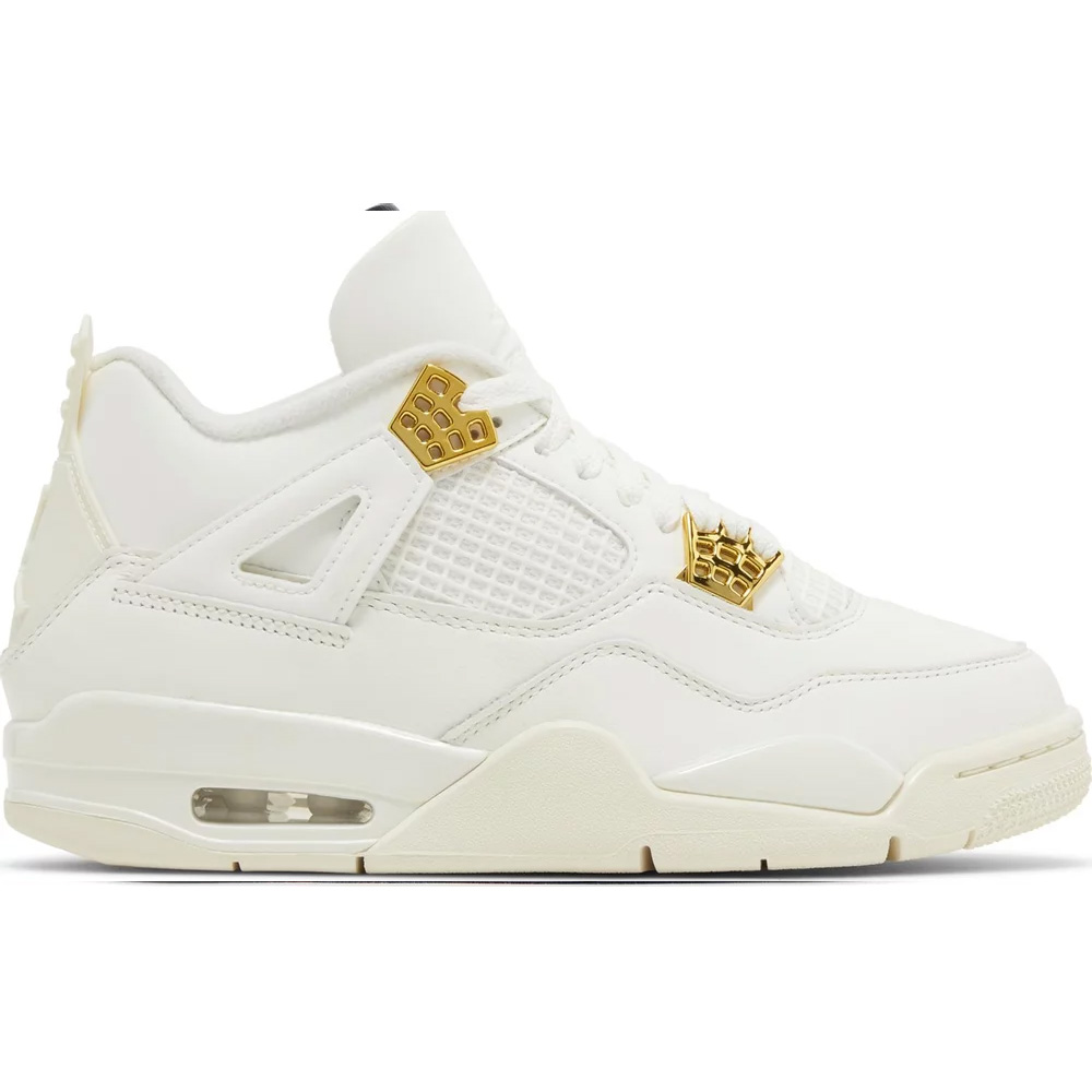 Jordan 4 WMNS Sail Metallic Gold Black AQ9129-170