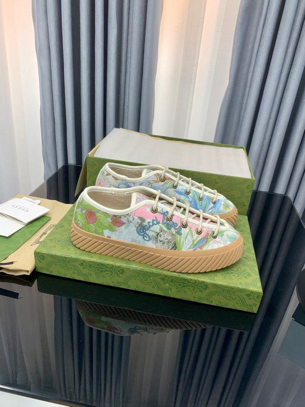 Gucci GG monogram low-top sneakers Green