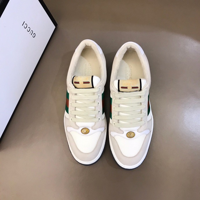 Gucci Screener Beige White