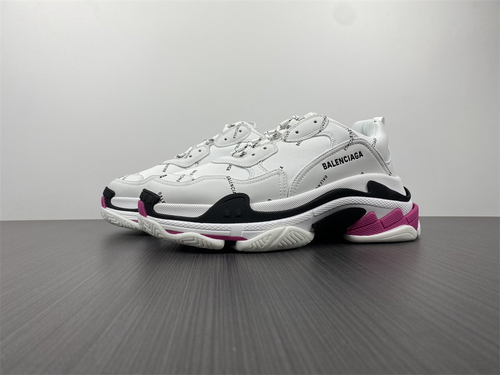 Balenciaga Mens Triple S Logo Chunky Lowtop Sneakers