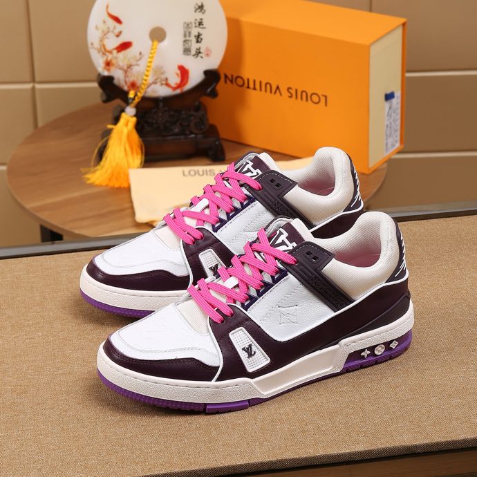 Louis Vuitton Trainer Brown White