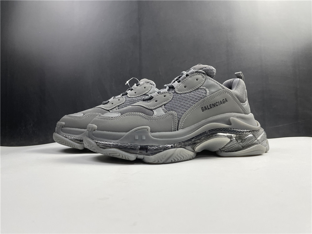 Balenciaga Triple S Clear Sole Dark Grey 541624-W2GA1-1801