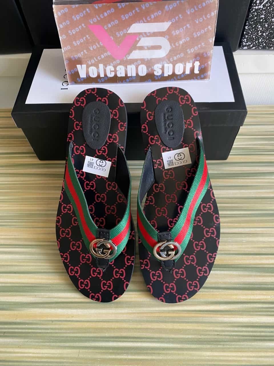 GUCCI Thong Web Sandal