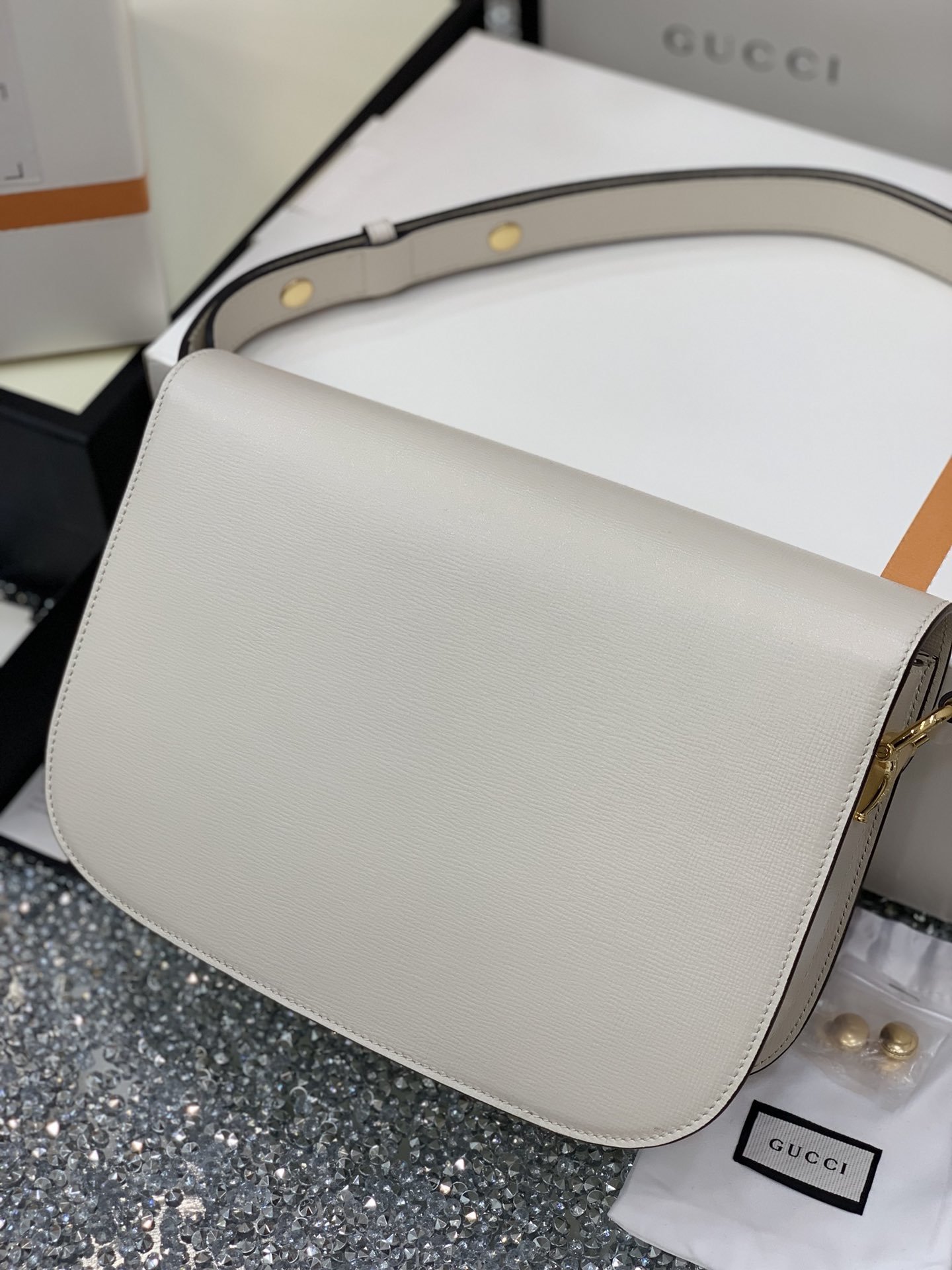 GUCCI 1995 Horsebit Bag 602204 25*18*8cm