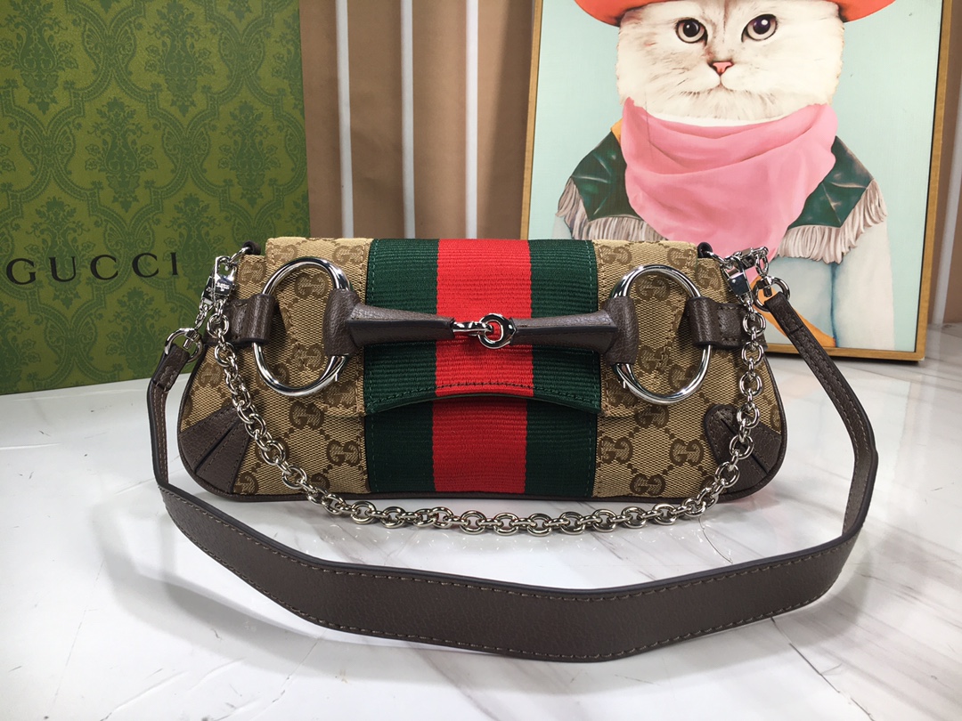 Gucci Horsebit Chain 764339 27X11.5X5cm