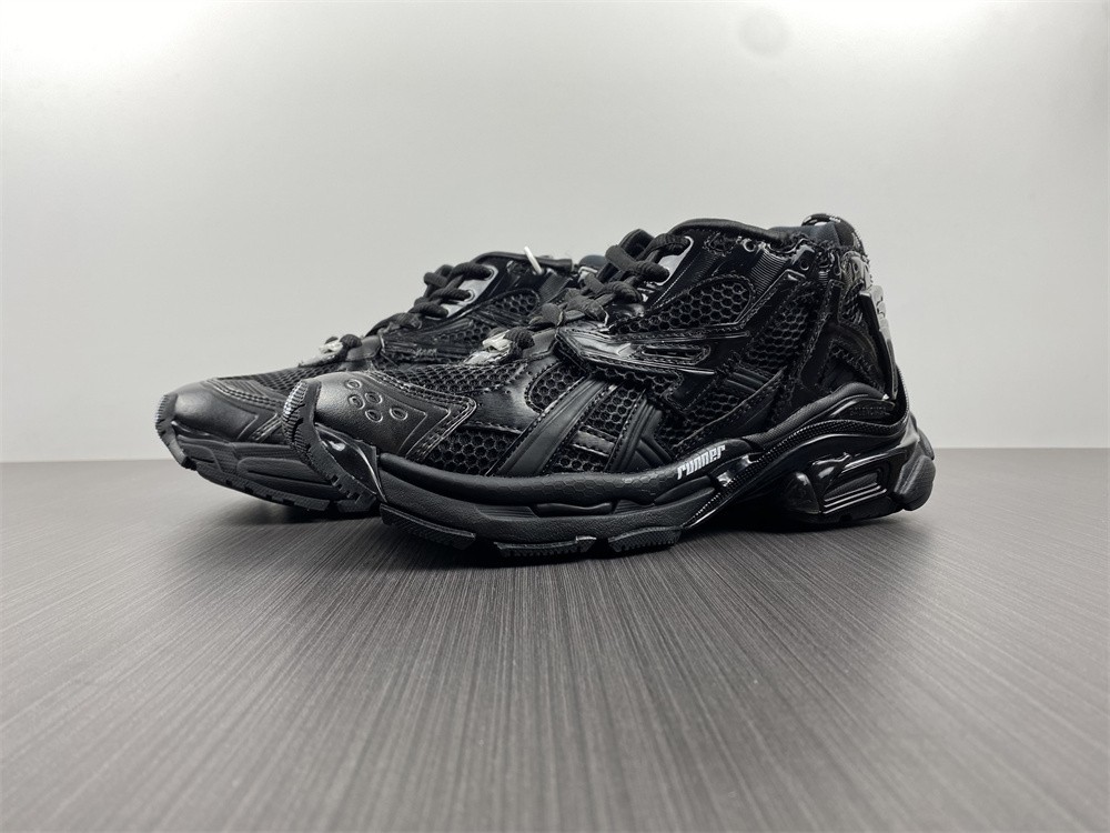Balenciaga Women's Black Runner Athletic Sneakers Shoes